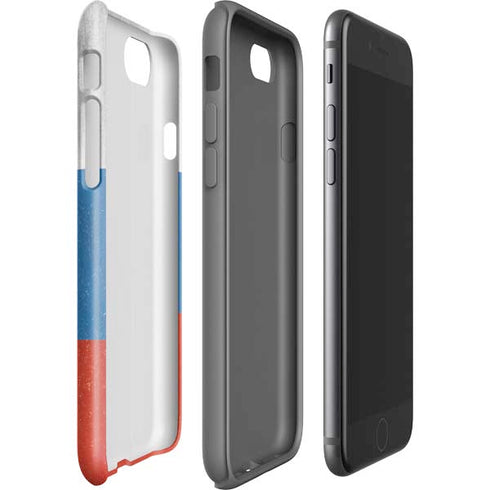 Russian Flag Distressed iPhone SE (2nd & 3rd Gen) Pro Case